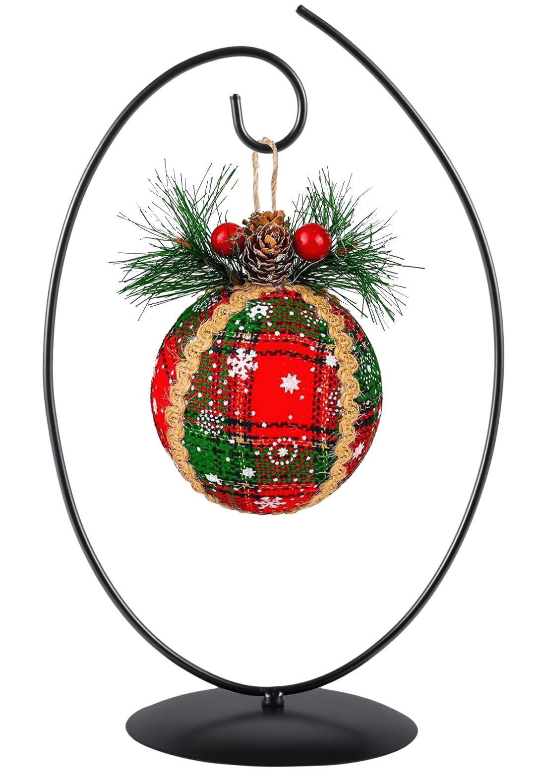 MDNODEQ Ornament Display Stand, Glass Ball Hanger for Hanging Air Plants Terrariums, Witch Ball, Christmas & Wedding Ornaments, Perfect for Home and Office Decor