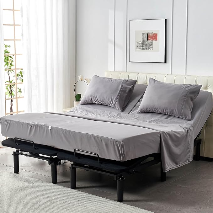 Kingnex 28-30 Split Top King Sheets Sets