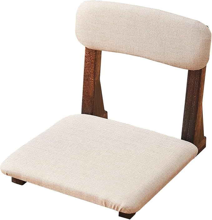 Meditation Chair with Back Support, Japanese Floor Chair, Back Jack