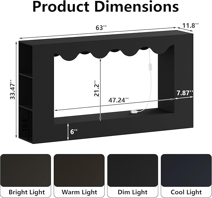 63-Inch Smart Console Table