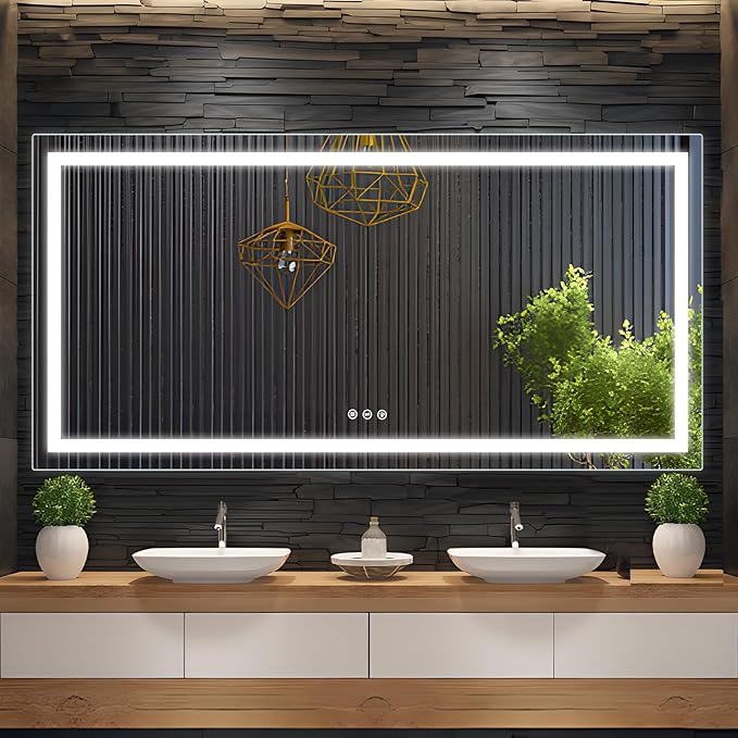 72x36 Inches LED Bathroom Mirror