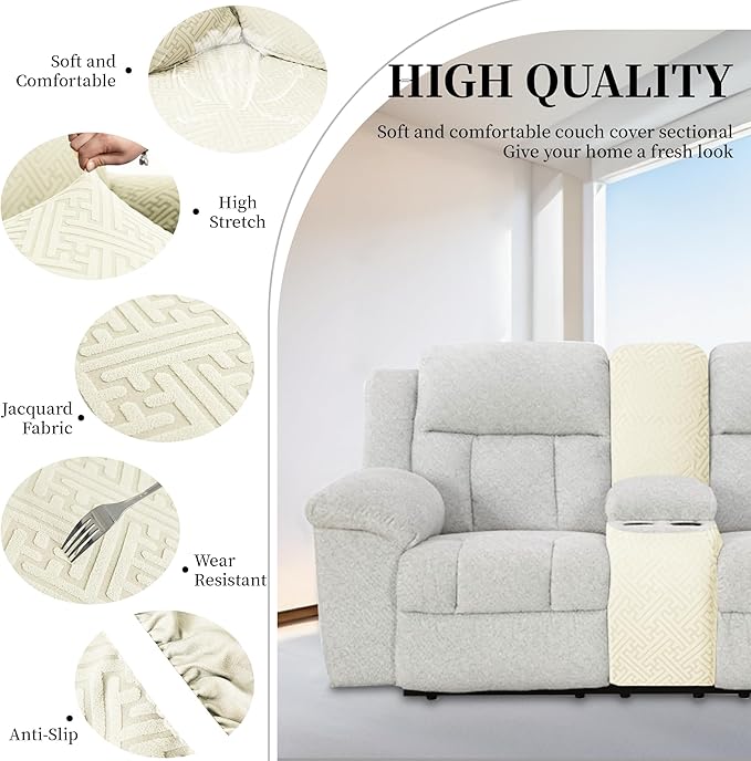 100% Waterproof Sectional Recliner Couch Covers