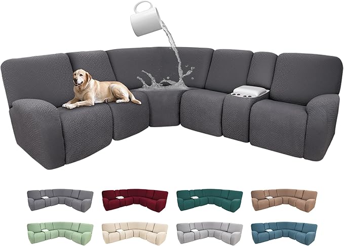 100% Waterproof Sectional Recliner Couch Covers