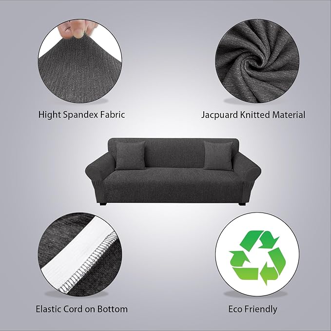 Sofa Slipcover with 2 Pillow Cover
