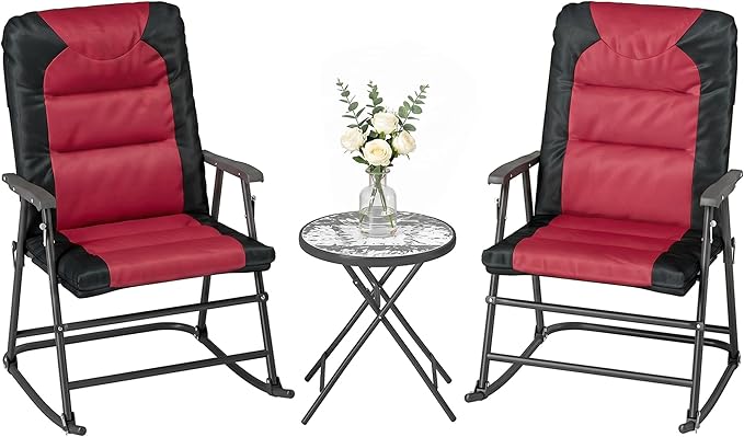 Outsunny 3 Piece Outdoor Patio Furniture Set