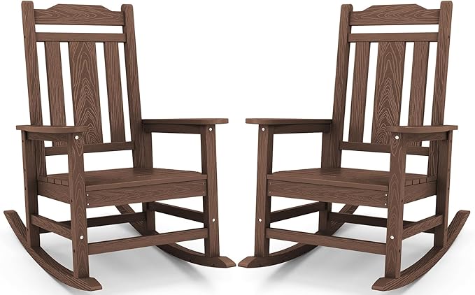 SERWALL HDPE Outdoor Rocking Chairs