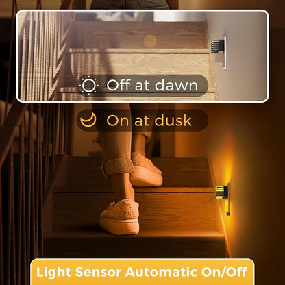 L LOHAS LED Night Lights Plug into Wall, 2 Pack Modern Night Light with Dusk to Dawn Sensor, Dimmable Plug in Night Light, Adjustable Brightness, for Bedroom Bathroom Hallway (Black)