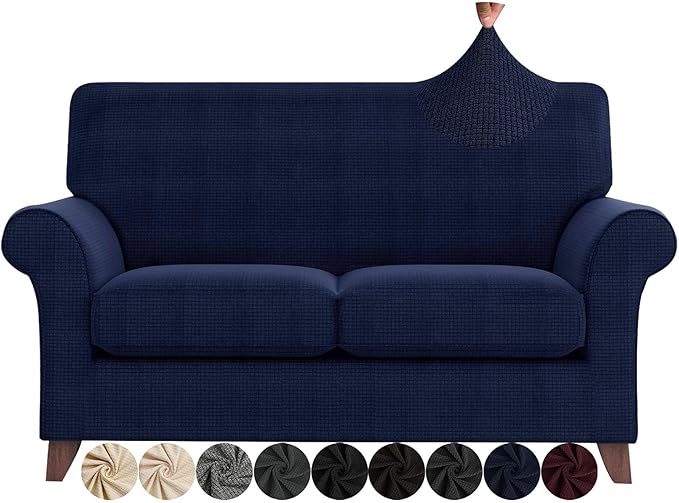 ZNSAYOTX 3 Piece Loveseat Covers