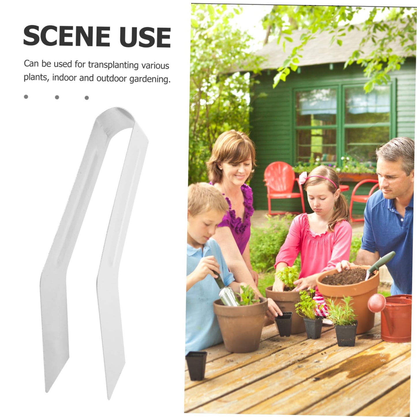 IWOWHERO Multi-use Plants Supplies for Plants Remove Transplant Portable Small Tongs
