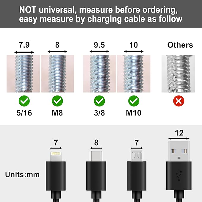 Adjustable Bed Legs for Adjustable Bed Base Frame, Screw in Bed Feet