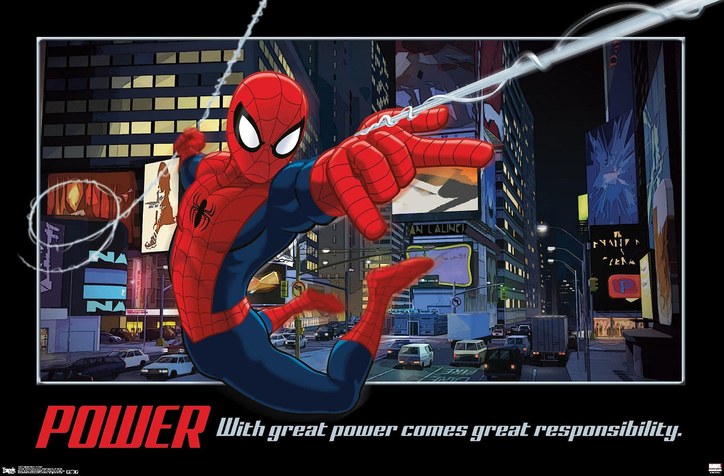 Trends International Marvel Comics - Spider-Man - Power Wall Poster, 22.375" x 34", Premium Unframed Version