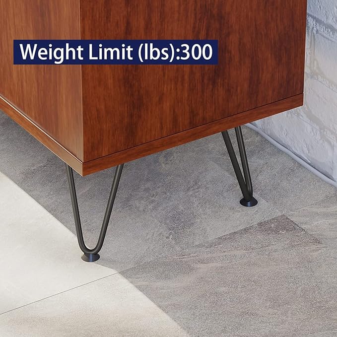SMARTSTANDARD 7 Inch Heavy Duty Hairpin Furniture Legs, Metal Home DIY Projects