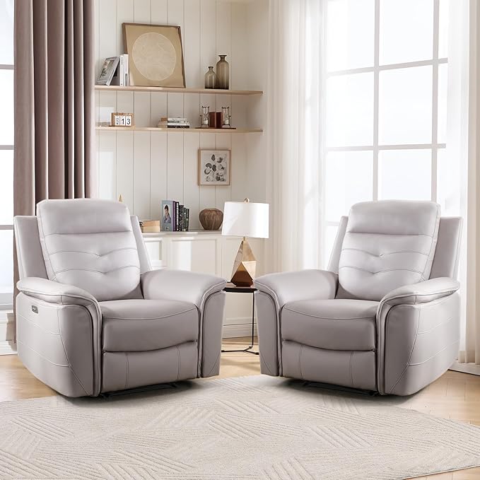ANJ Power Recliner Chair Set of 2