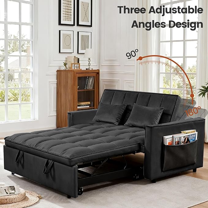 3 in 1 Sofa Bed, Loveseat Sleeper Sofa Bed