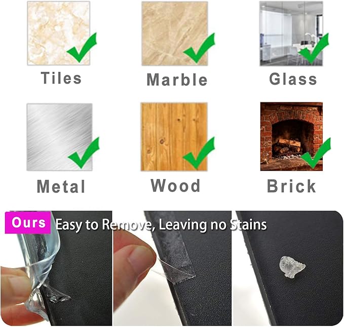 Edge Protector 100% Silicone, Baby Proofing Clear Table Corners Guards