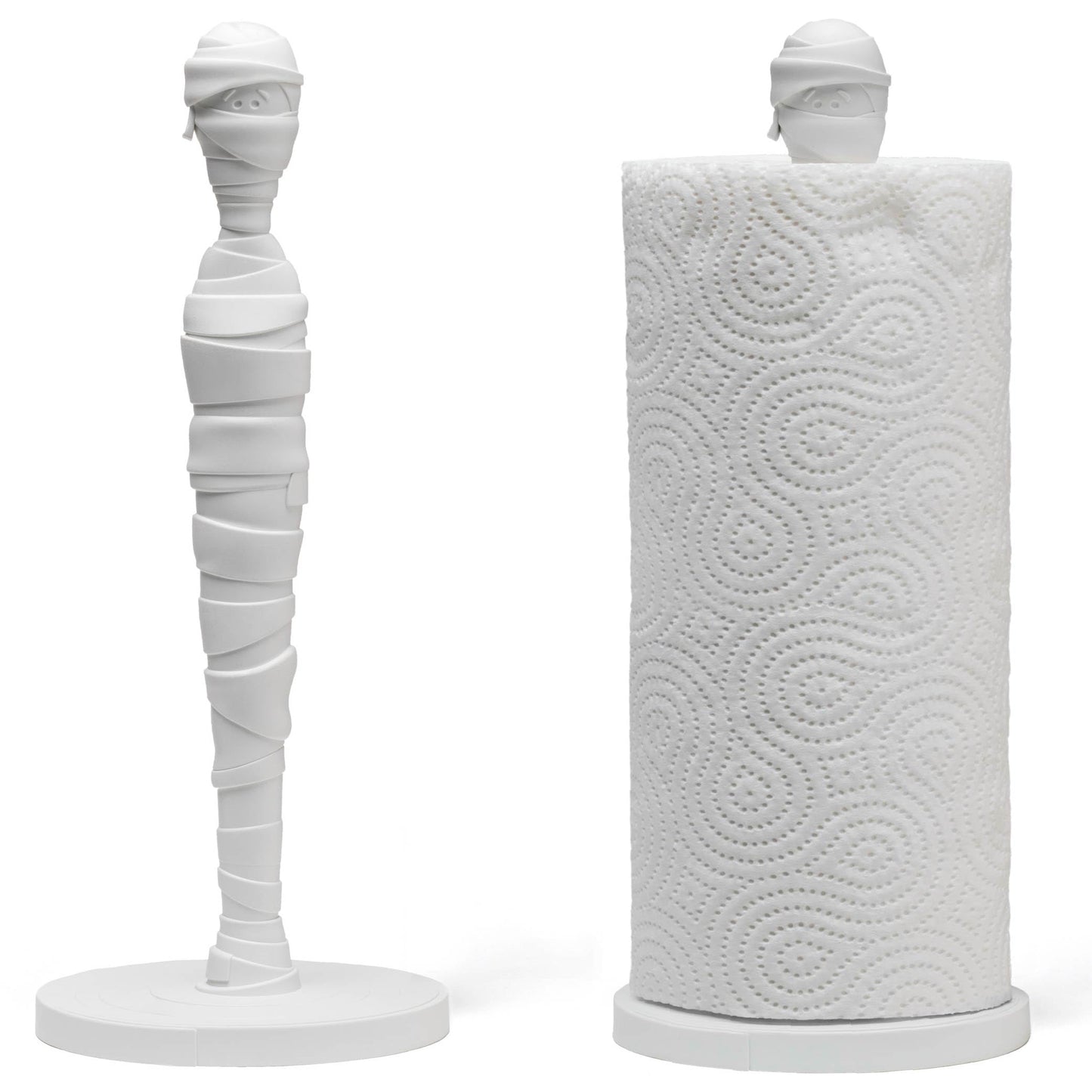 Peleg Design Tangled Joe - Fun Kitchen Gadget, Cute Paper Towel Holder with Mummy Design, Cool and Decorative Kitchen Roll Stand for Halloween & Everyday Use
