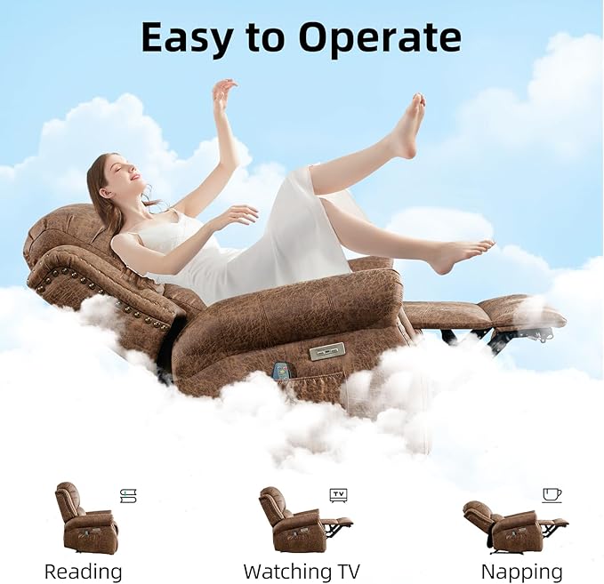 EBELLO Power Recliner Chair