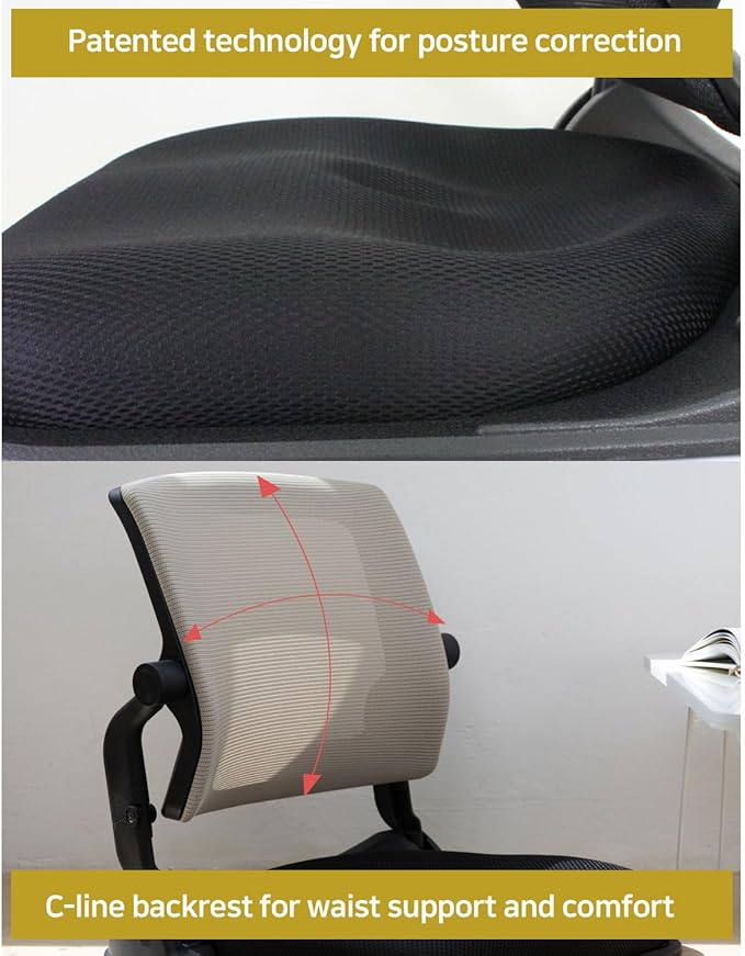 Patented Floor Chair with Back Support