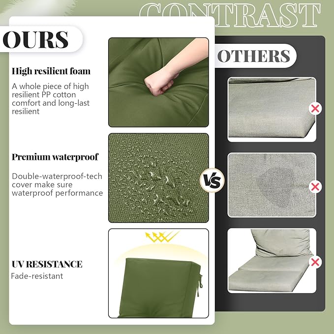 Outdoor Chaise Lounge Cushions