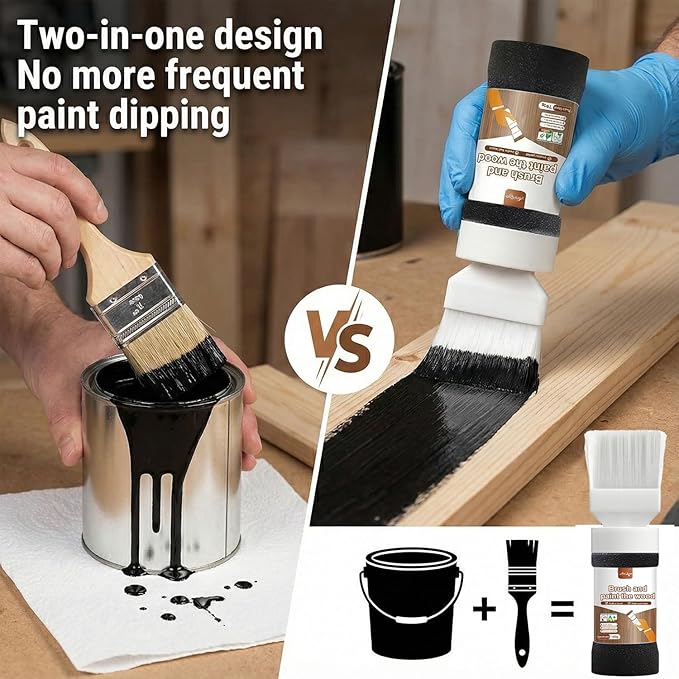 Black Paint, Touch-Up Paint for Furniture, No Sanding, Fast Drying, Water Based