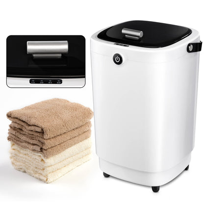 Large Towel Warmers for Bathroom,Luxury Portable Bucket Towel Warmer Fits Up to Two 70"X80" Oversized Towels with Timing Auto Shut Off, Yellow
