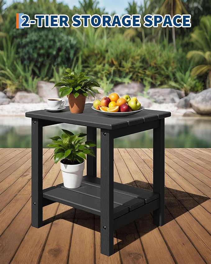 GarveeLife Poly Lumber Rocking Chair Outdoor Set of 4