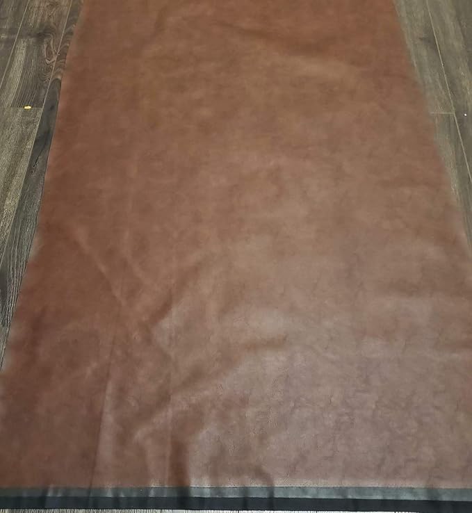 NAT Leathers | Soft Faux Vegan PU Leather by The Yard Synthetic Pleather 0.9 mm