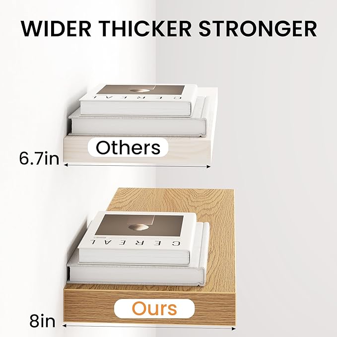 Fun Memories 20Inch Floating Shelves