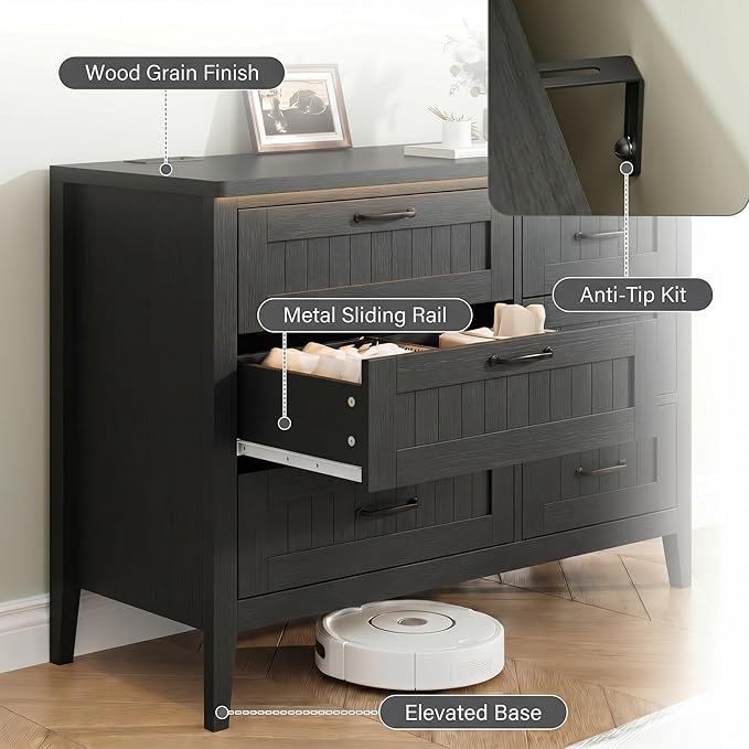 GarveeLife 6 Drawer Dresser