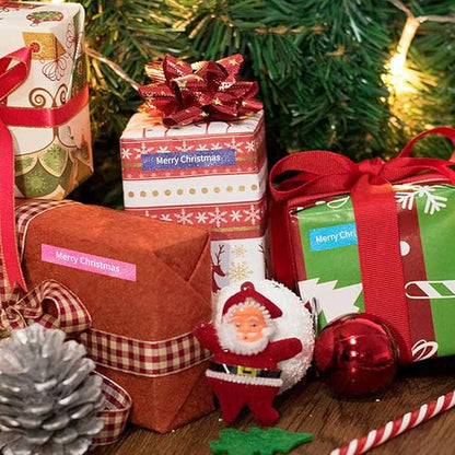 Freshworld Compatible with Dymo D1 Colorpop 12mm 0.47" Label Tape 45013 D1 Label Refills, for COLORPOP Maker Labelmanager 160 280 360D 420P PnP, Clear/White, Black/Purple/Pink Glitter, 5-Pack
