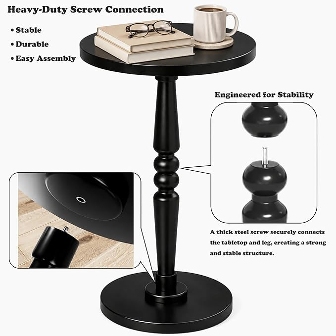 Round Side Table for Small Spaces