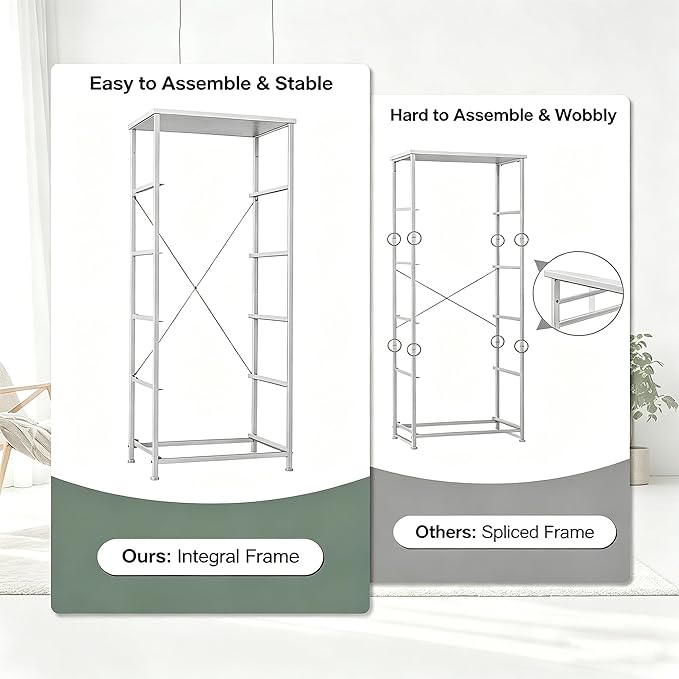 Crestlive Products Tall Dresser Vertical Storage Tower