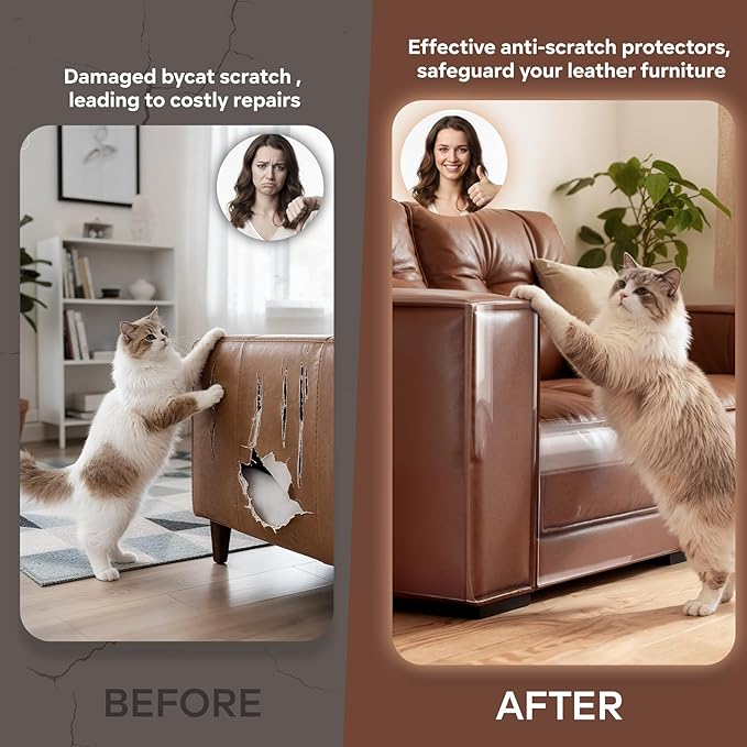 JKLMN Clear Vinyl Cat Scratch Protector