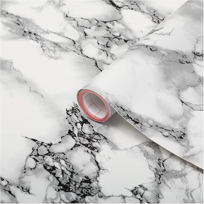 d-c-fix 346-8031 Decorative Self-Adhesive Film, Marble White