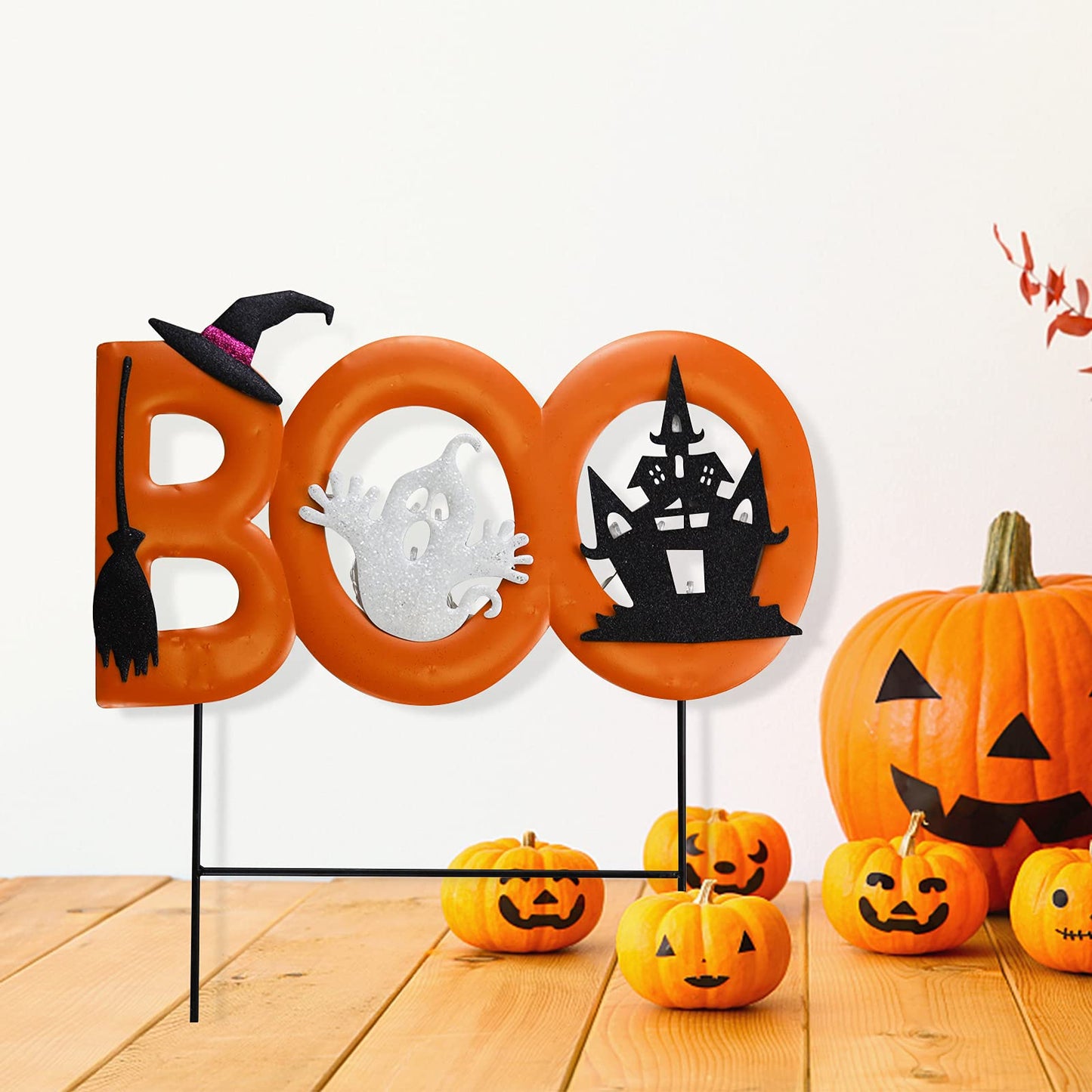 Sfozstra Halloween Outdoor Yard Signs, Boo Pumpkins Ghost Signs, Yard Lawn Decorations, Halloween Props, Halloween Decorations, Outdoor Lawn Decorations, Yard Decorations
