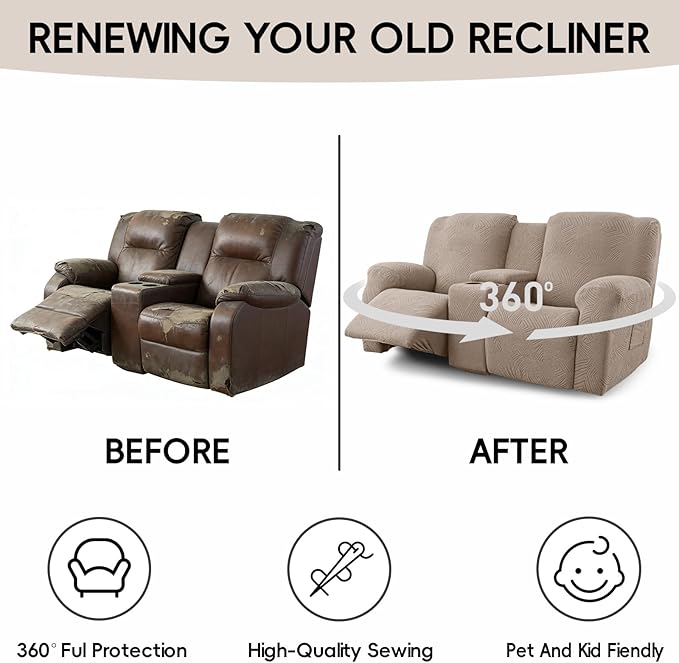 6-Piece Recliner Loveseat Covers