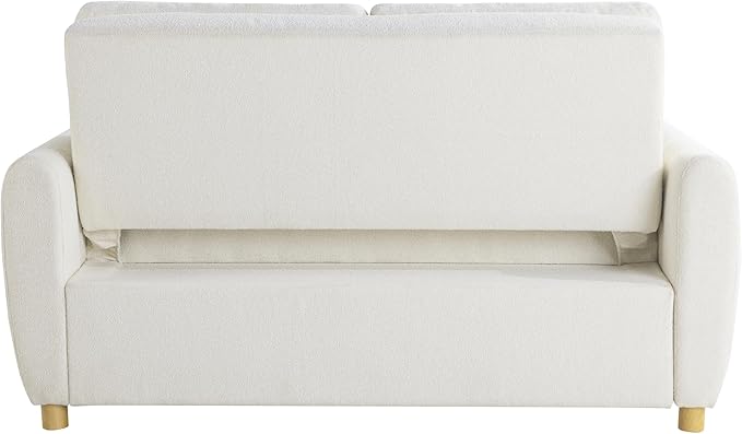 Serta Galway 66.5" Convertible Sleeper Loveseat, Full Size, Dreamcoil Comfort