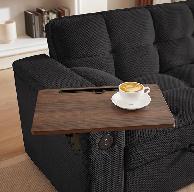 oaaktu Large Size Convertible Sleeper Sofa Bed, Polka dot Velvet Pull Out Futon