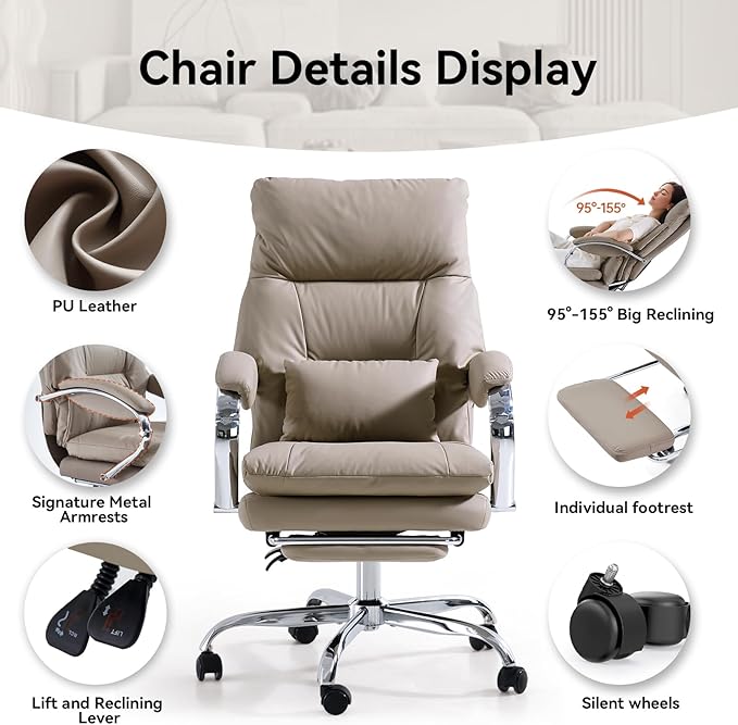 LEAGOO Reclining Office Chair