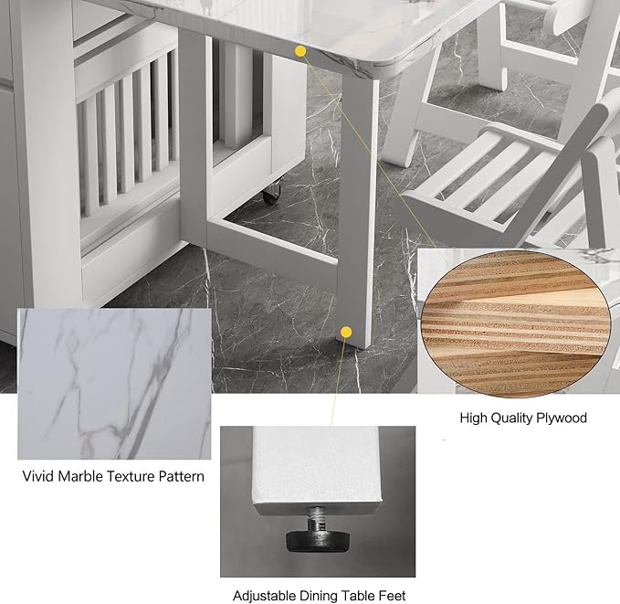 FUNROLUX Folding Dining Table
