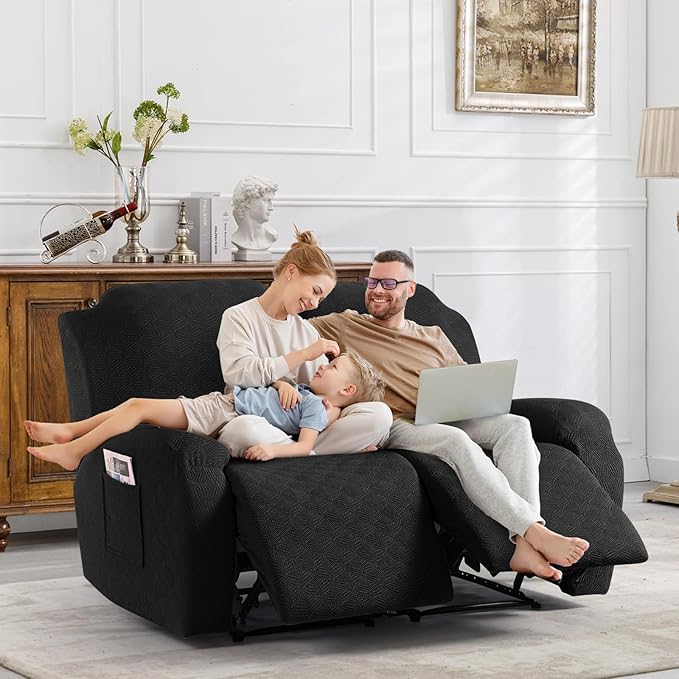 Timeles Extra Wide Recliner Loveseat Covers Oversized Reclining Couch Covers