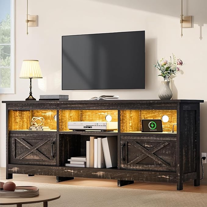 YITAHOME TV Stand for 65 Inch TVs, Entertainment Center