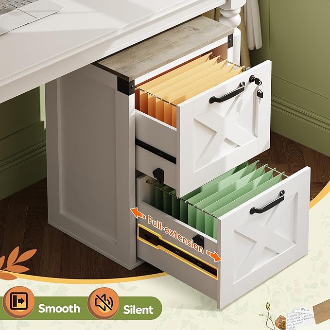 DEVAISE 2 Drawer File Cabinet