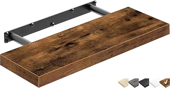 QEEIG Floating Shelf for Wall Bathroom Shelves Bedroom Kitchen Living Room