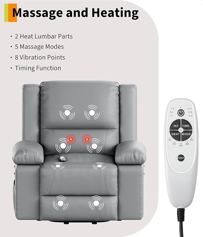 GarveeHome Power Lift Recliner Chair