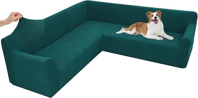 Arfntevss Stretch Sectional Couch Covers L Shaped Corner Sectional Sofa Cover