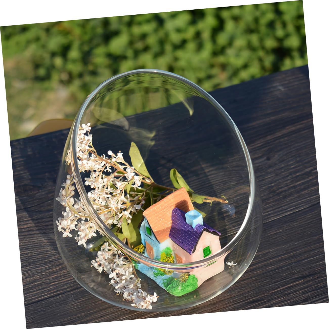 GANAZONO Landscape Bottle Decoration 3 Pack Glass Vase for Plants Miniature Ornament