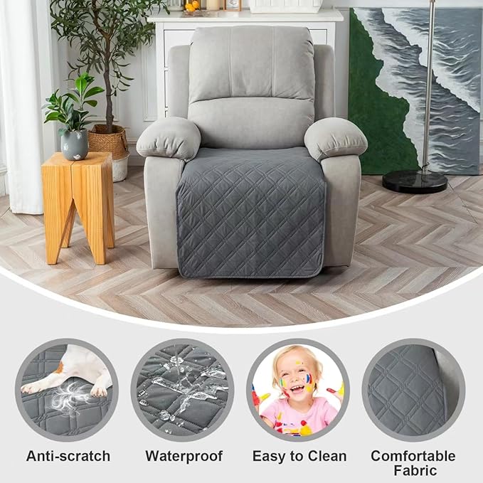 Genina Waterproof Recliner Chair Covers, Recliner Cover