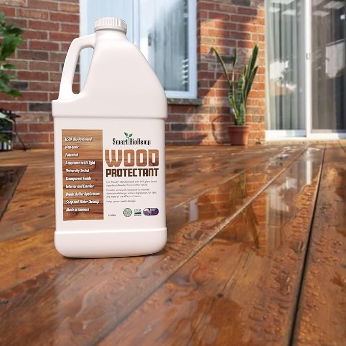 Plant-Powered Half Gallon Wood Protectant, Protects from Water & UV Rays