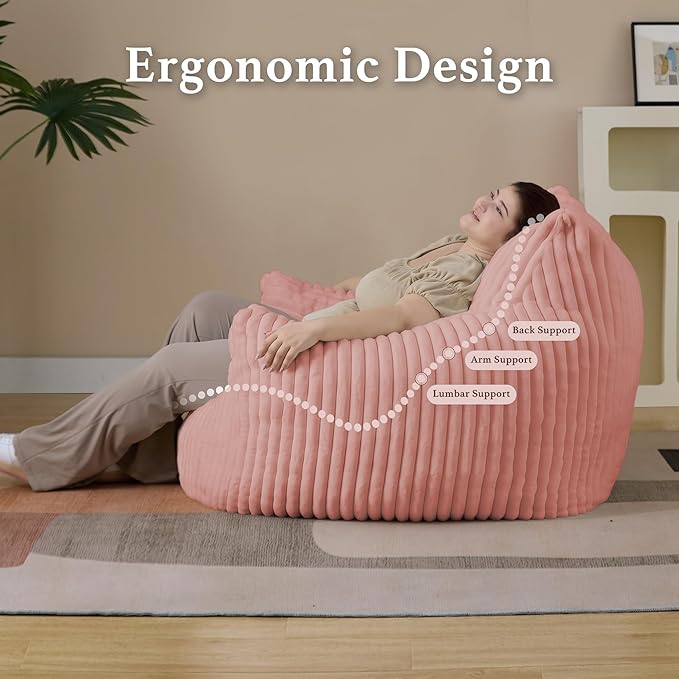 Giant Plush Bean Bag Chair for Adults